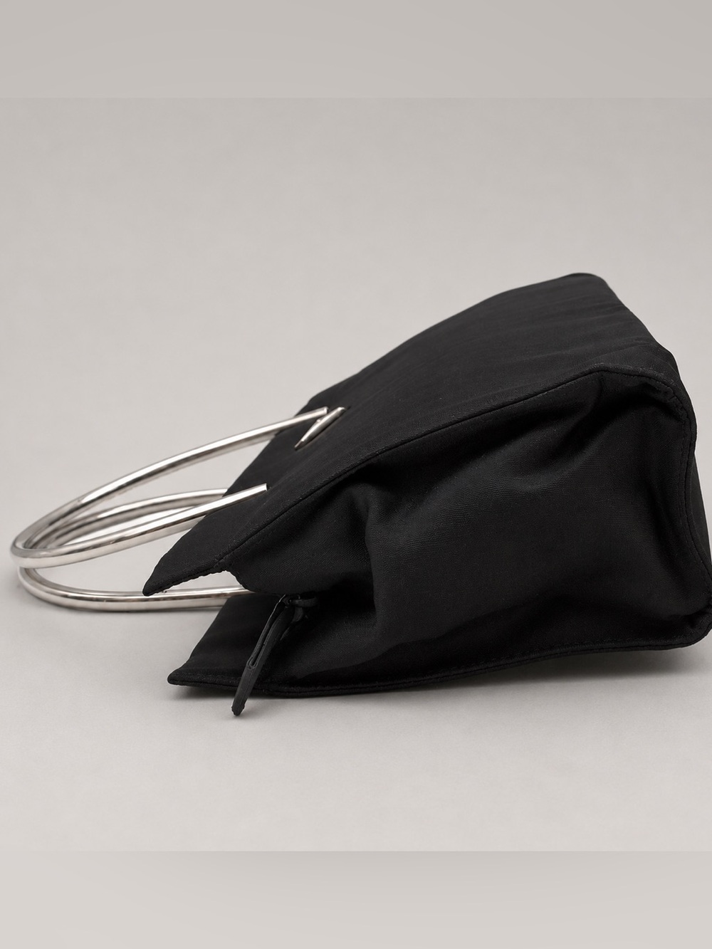 AUTHENTIC PRADA Metal nylon Handle Bag VINTAGE - Picture 5 of 16